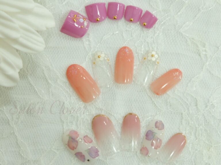 春のネイルデザイン 上品 大人シンプル 爪が弱い人にもおすすめのジェルネイル カルジェル Salon Clover サロンクローバー